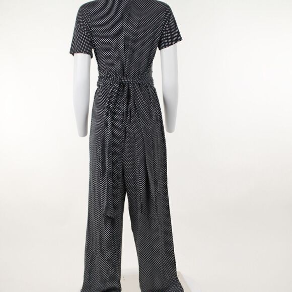 Weekend Max Mara Zina Wide Leg Tie-Detail Jumpsuit - Picture 4 of 5